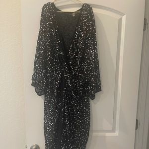 ASOS sequin midi dress